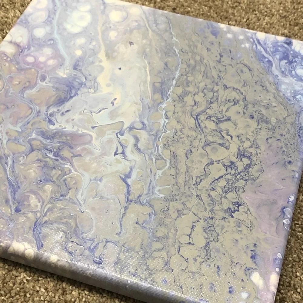 Abstract Acrylic Pour Canvas Art